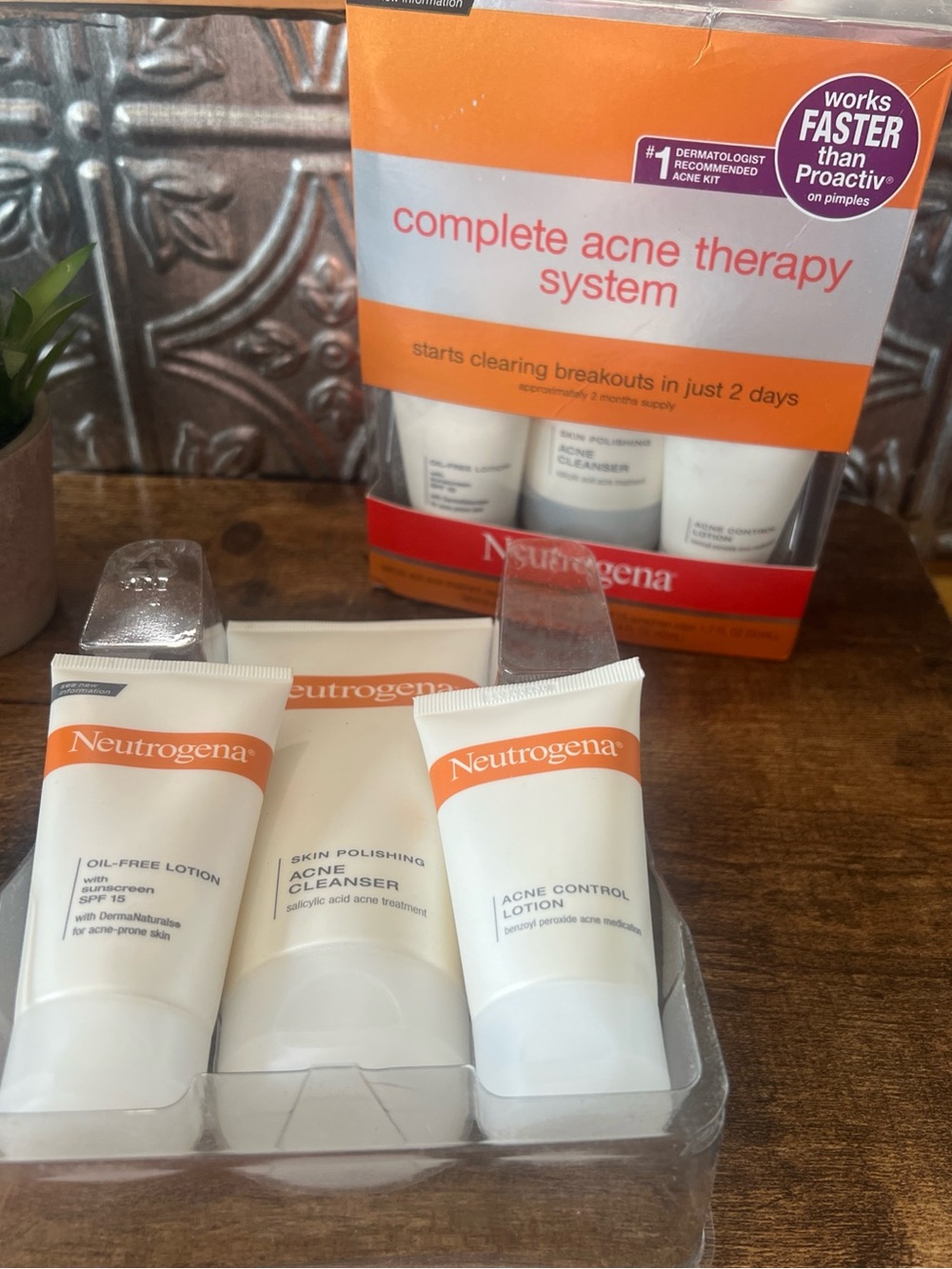 Neutrogena Complete Acne Therapy System Lot of 2 Discontinued New